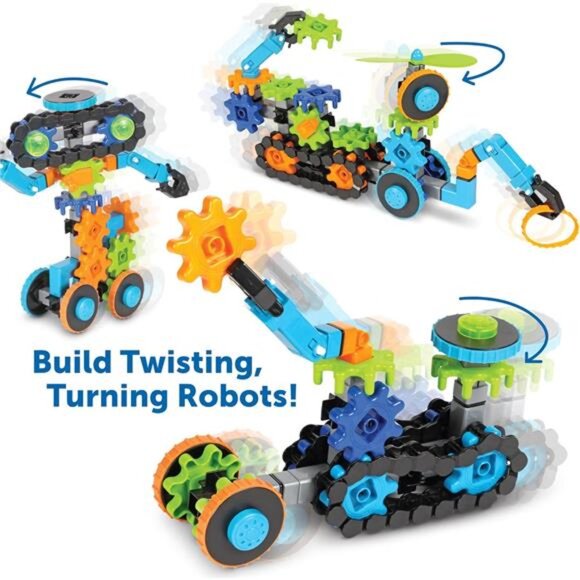 Gears! Gears! Gears! Robots in Motion Building Set - 116 Pieces, Ages 5+, Robot - Picture 2 of 7